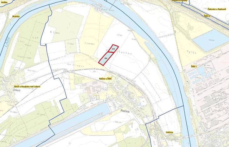 Prodej pole, Račice, 37045 m2