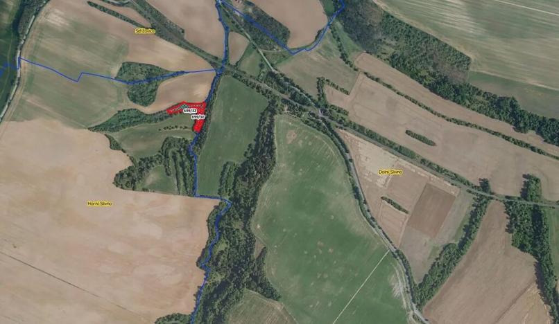 Prodej podílu pozemku, Horní Slivno, 1117 m2