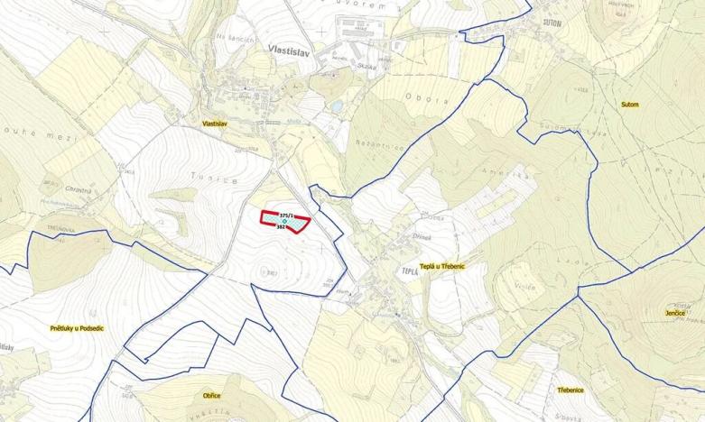 Prodej pole, Vlastislav, 12483 m2