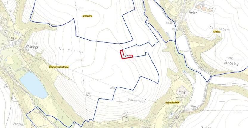 Prodej pole, Štětí, 4225 m2