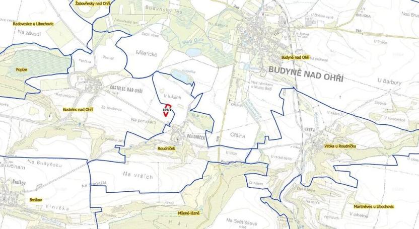 Prodej pole, Budyně nad Ohří, 3147 m2