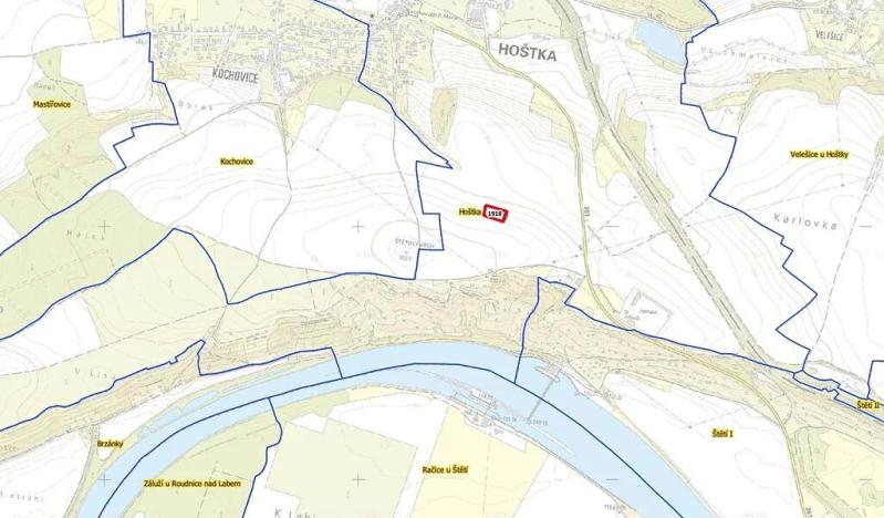 Prodej pole, Hoštka, 3568 m2