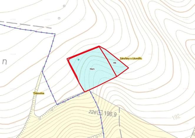 Prodej pole, Křešice, 7187 m2