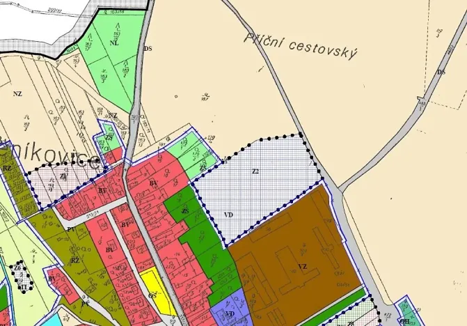 Prodej komerčního pozemku, Jeníkovice, 9416 m2