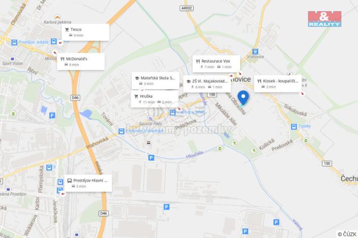 Prodej pozemku pro bydlení, Prostějov, Ivana Olbrachta, 1142 m2