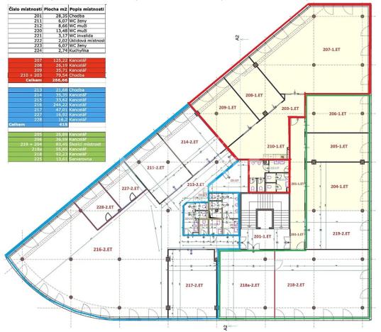 Pronájem kanceláře, Praha - Stodůlky, Jeremiášova, 267 m2