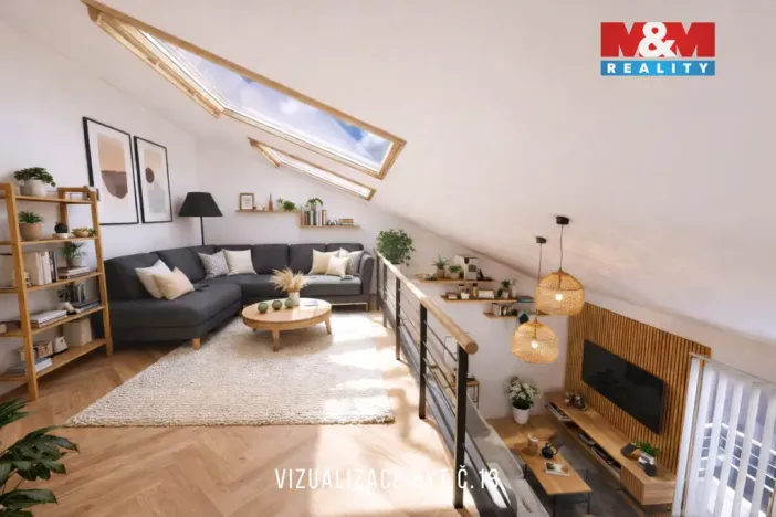 Prodej bytu 3+kk, Žleby, Polní, 79 m2