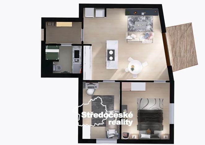 Prodej bytu 3+kk, Praha - Dolní Chabry, Kobyliská, 60 m2