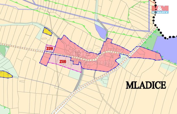 Prodej pozemku pro bydlení, Zavlekov - Mladice, 5916 m2