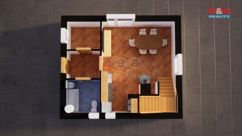 Prodej chalupy, Chbany - Vadkovice, 77 m2