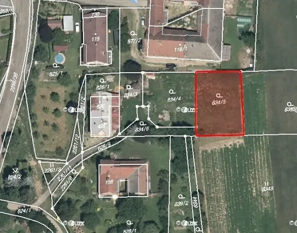 Prodej pozemku pro bydlení, Třebařov, 627 m2