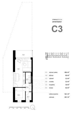 Prodej bytu 2+kk, Staré Město, 147 m2