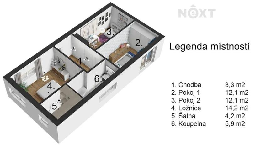 Prodej rodinného domu, Drnholec, 126 m2