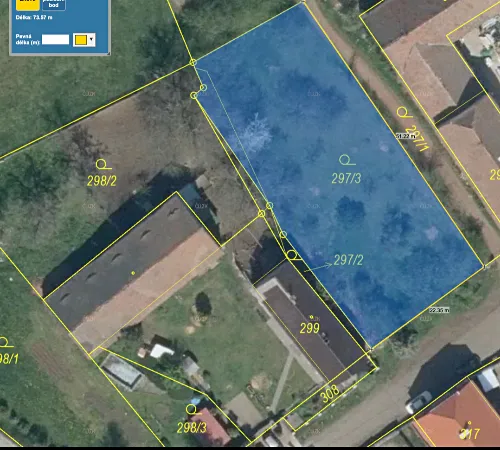 Prodej pozemku pro bydlení, Bystřany, 1195 m2