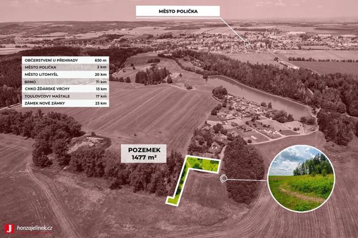 Prodej pozemku pro bydlení, Polička, 1477 m2