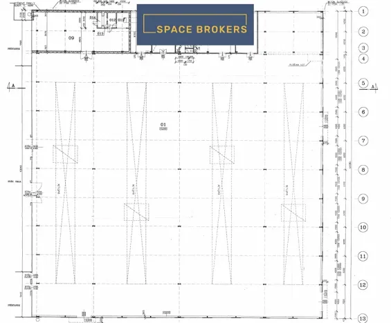 Pronájem skladu, Červený Kostelec, 835 m2