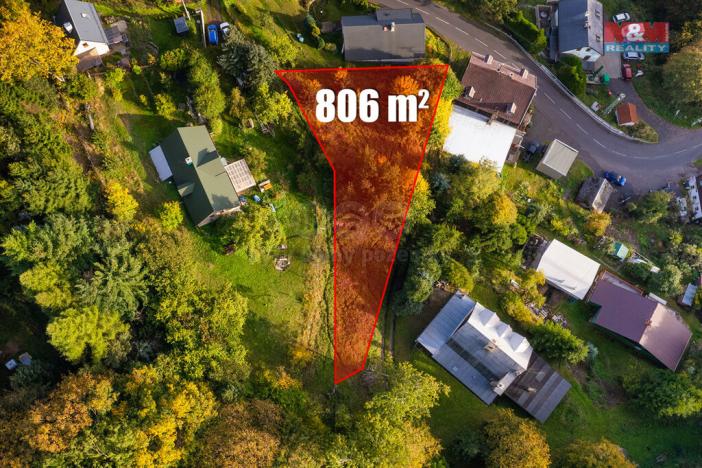 Prodej zahrady, Krupka - Horní Krupka, 806 m2