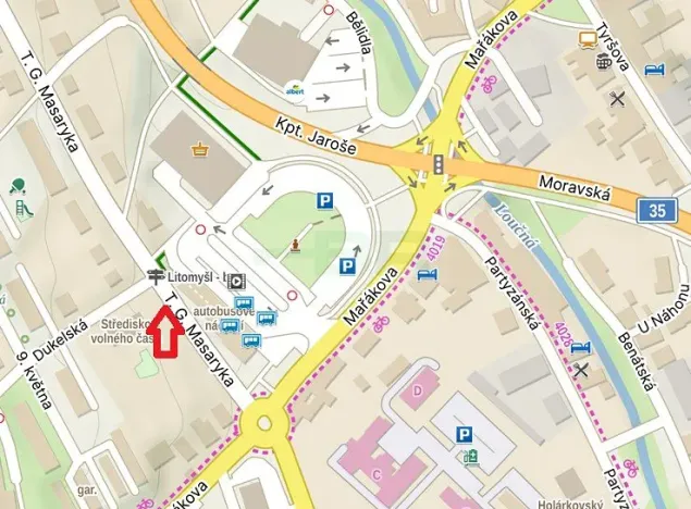 Prodej garáže, Litomyšl, T. G. Masaryka, 26 m2