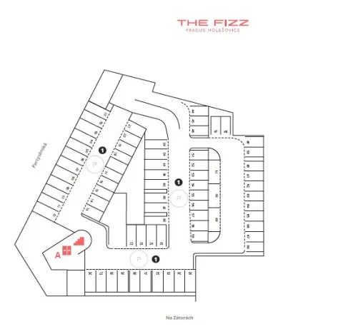 Pronájem garážového stání, Praha - Holešovice, Na zátorách, 12 m2