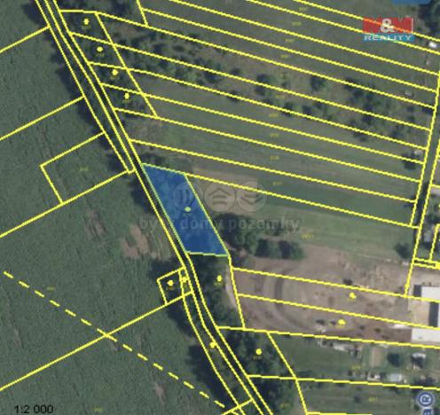 Prodej louky, Oleksovice, 842 m2