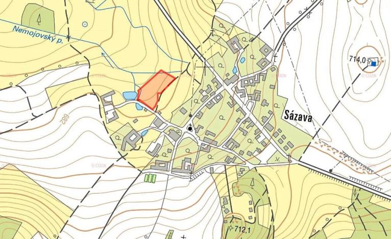 Prodej pozemku pro bydlení, Nový Rychnov, 5562 m2