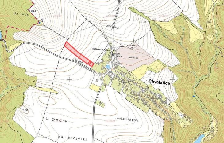Prodej pole, Chvalatice, 12278 m2