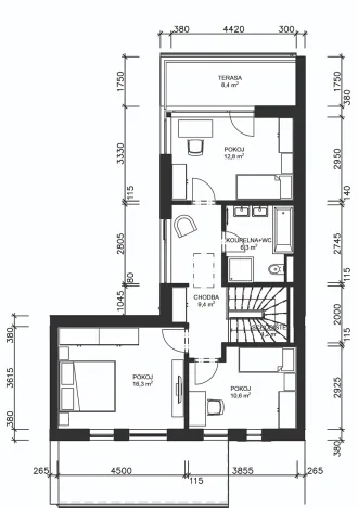 Prodej rodinného domu, Ústí nad Orlicí, Východní, 118 m2