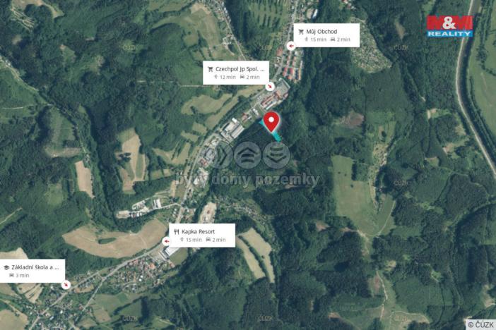 Prodej lesa, Vsetín - Rokytnice, 4785 m2