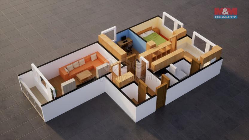 Prodej bytu 3+1, Turnov, Studentská, 67 m2