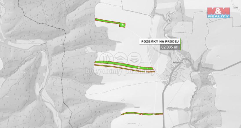 Prodej pole, Slabce - Modřejovice, 62035 m2