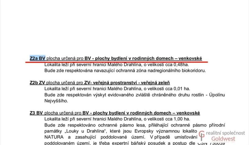 Prodej pozemku pro bydlení, Drahlín, 7939 m2