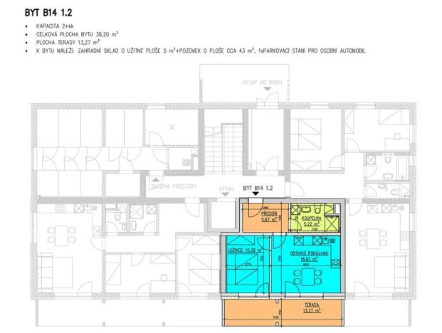Prodej bytu 2+kk, Všechovice, 38 m2