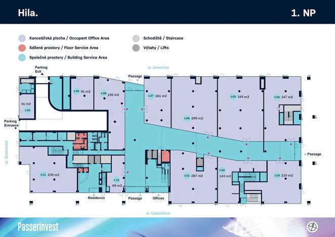 Pronájem obchodního prostoru, Praha - Michle, Vyskočilova, 345 m2