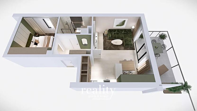 Prodej bytu 2+kk, České Budějovice, 56 m2