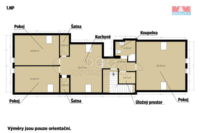 Prodej rodinného domu, Litohlavy, 191 m2