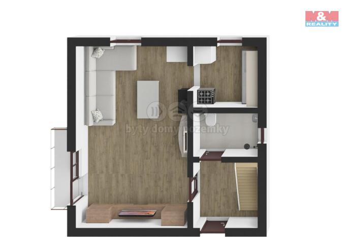 Prodej chaty, Němětice, 77 m2