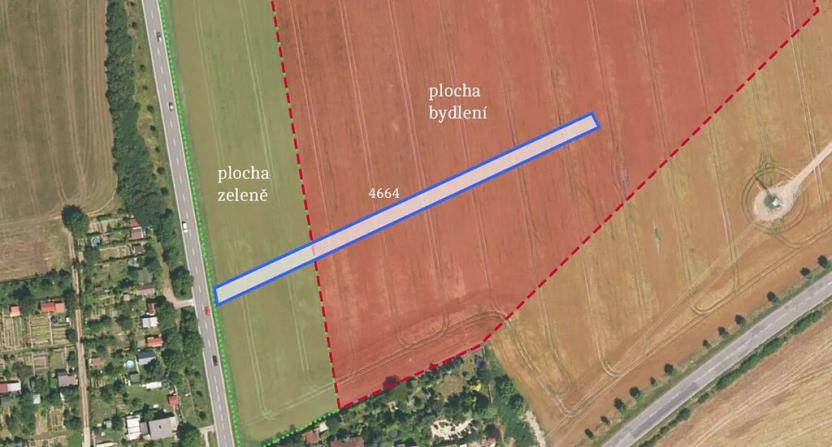 Prodej podílu pozemku pro bydlení, Otrokovice, 773 m2