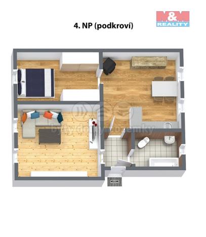 Prodej bytu 2+1, Aš, Jateční, 55 m2