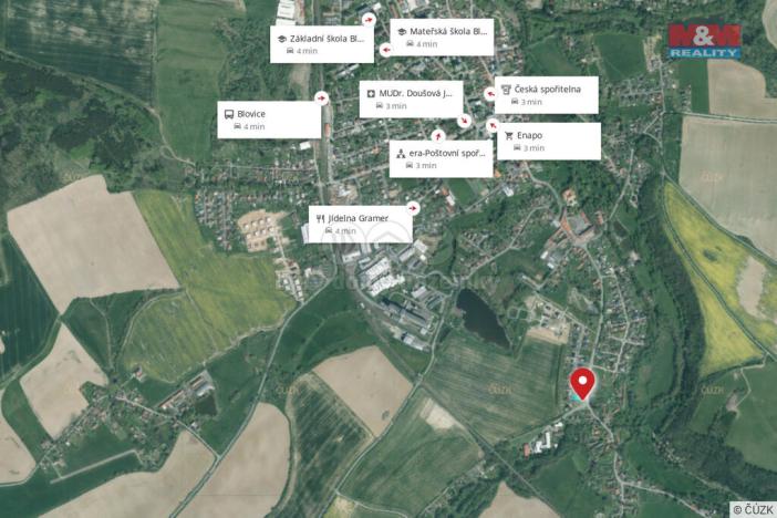 Prodej pozemku pro bydlení, Blovice - Hradiště, 889 m2