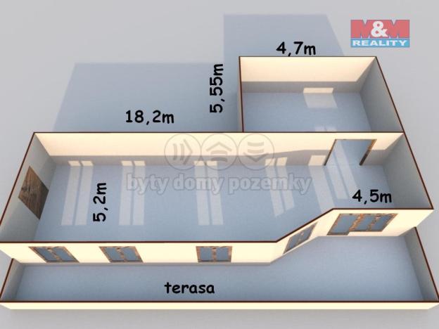 Pronájem obchodního prostoru, Frýdek-Místek - Frýdek, Růžový pahorek, 115 m2
