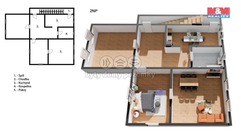 Prodej rodinného domu, Jeseník, Skupova, 800 m2