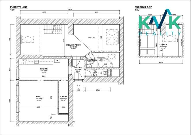 Prodej bytu 3+1, Karlovy Vary, Mattoniho nábřeží, 90 m2