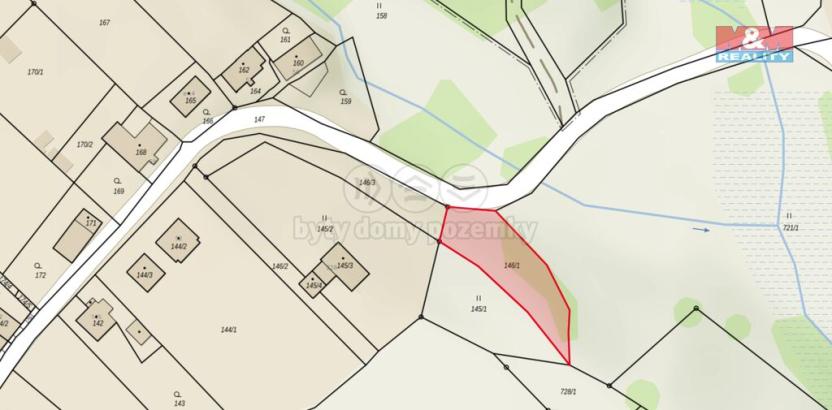 Prodej pozemku, Pila, 802 m2