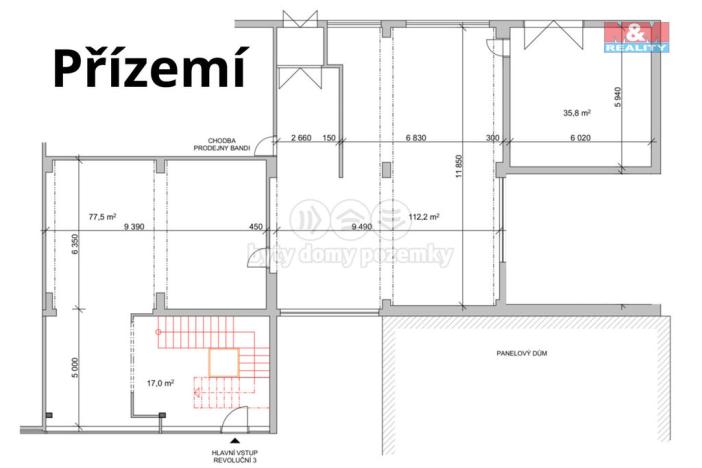 Pronájem výrobních prostor, Plzeň - Lobzy, Revoluční, 635 m2