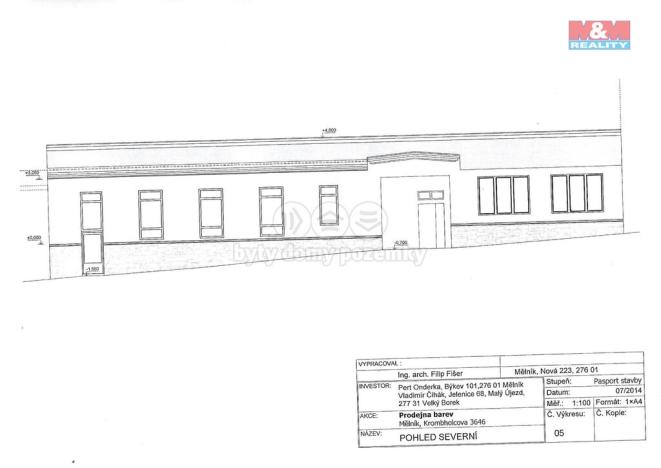 Prodej obchodního prostoru, Mělník, Krombholcova, 300 m2