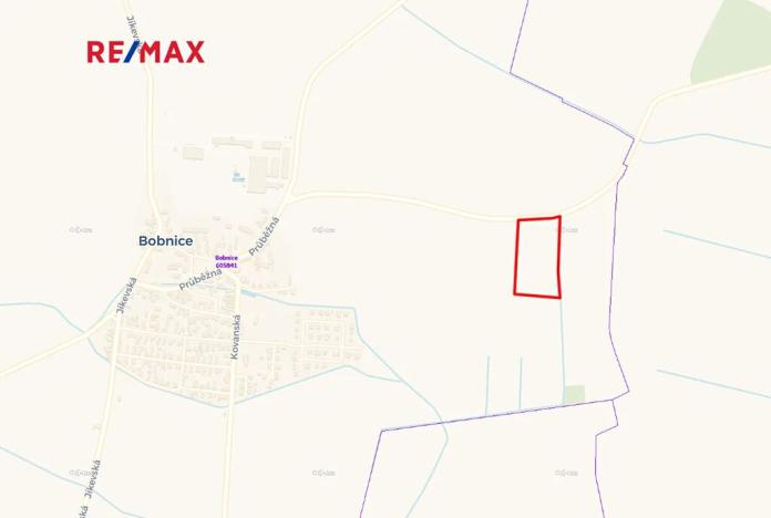 Prodej pole, Bobnice, 34185 m2