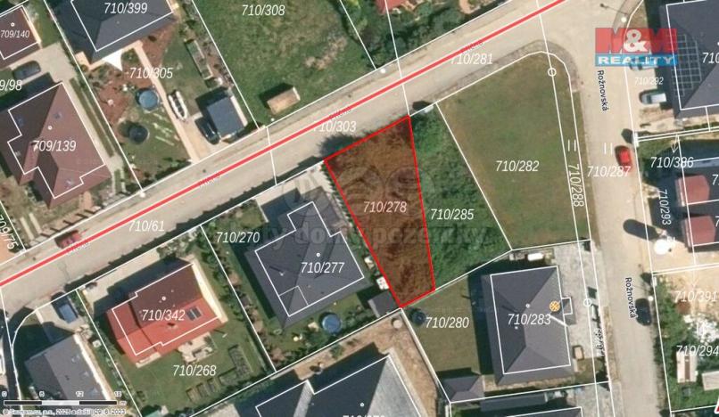 Prodej pozemku pro bydlení, Boršov nad Vltavou, Příčná, 530 m2