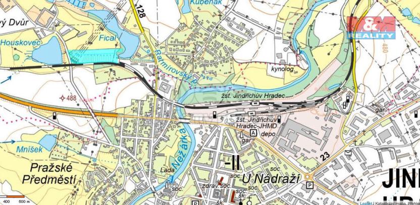 Prodej komerčního pozemku, Jindřichův Hradec - Radouňka, 24549 m2