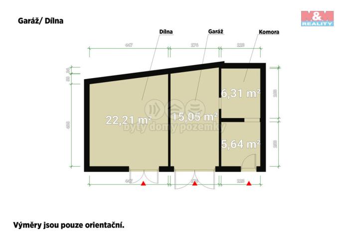 Prodej rodinného domu, Kněževes, Pražská, 67 m2