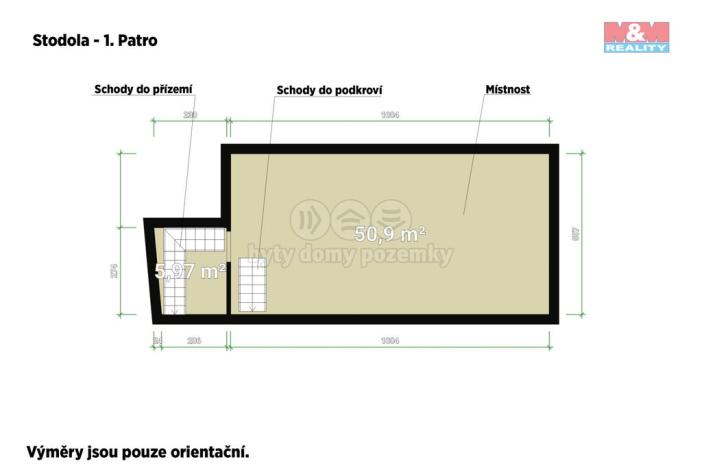 Prodej rodinného domu, Kněževes, Pražská, 67 m2